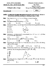 Đề khảo sát khóa hè Toán 12 năm 2025 – 2026 trường Lê Thánh Tông – TP HCM