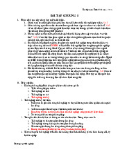 Bài tập chương 5: Thất nghiệp - Môn Kinh tế vĩ mô - Đại Học Kinh Tế - Đại học Đà Nẵng