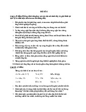 Đề số 8 - Môn Kinh tế vĩ mô - Đại Học Kinh Tế - Đại học Đà Nẵng