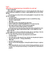 Phân Tích Quan Hệ Pháp Luật và Xã Hội trong Học Tập | Pháp Luật Đại Cương | Trường Đại học Hà Nội