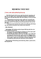 Hội Đồng Nhân Dân: Chức Năng, Nhiệm Vụ và Thành Lập tại Việt Nam | Pháp Luật Đại Cương | Học viện Tài chính