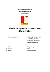 Báo cáo thí nghiệm đo tần số của mạch điện xoay chiều | Kỹ thuật điện | Trường đại học Bách Khoa Hà Nội