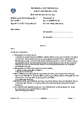 Bài Thi Học Phần Quản Trị Thương Hiệu 1 - Đề Số 4 | Trường Đại học Thương Mại