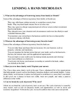 Lending A HAND | Listening and Speaking B2 | Đại học Khoa học Xã hội và Nhân văn, Đại học Quốc gia Thành phố HCM
