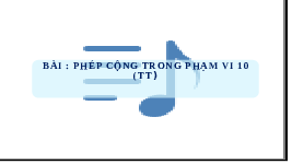 Giáo án điện tử Toán 1 Chân trời sáng tạo : Luyện tập