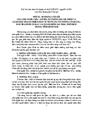 Những nội dung cốt lõi của Triết học Mác - Lênin | Trường Đại học Mở Thành phố Hồ Chí Minh