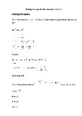 Bài tập Các quy tắc tính đạo hàm - Toán 11