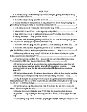 Ngân hàng câu hỏi môn Mạng cảm biến | Học viện Công Nghệ Bưu Chính Viễn Thông