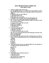 Trắc nghiệm Tâm Lý Học | Đại Học Y Dược Huế