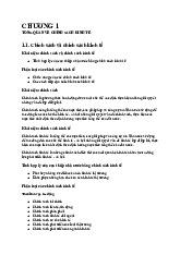 Chương 1: Tổng quan về chính sách kinh tế môn Chính sách công | Đại học kinh tế Quốc dân