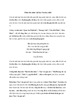 Văn mẫu lớp 10: Phân tích nhân vật Xúy Vân trong đoạn trích Xúy Vân giả dại | Cánh diều