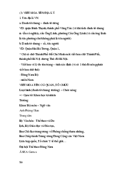 Viết hoa tên đại lý | Thực hành văn bản tiếng Việt | Đại học Khoa học Xã hội và Nhân văn, Đại học Quốc gia Thành phố HCM