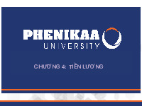 CHƯƠNG 4 TIỀN LƯƠNG