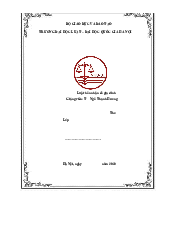 Tài liệu luật hôn nhân và gia đình | Trường đại học Quốc gia Hà Nội