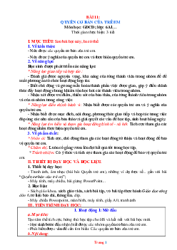 Giáo án GDCD 6 Bài 11: Quyền cơ bản của trẻ em | Kết nối tri thức