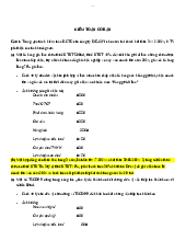 Nội dung ôn tập giữa kỳ môn Kiểm toán cơ bản | Trường Đại học Công nghiệp Thành phố Hồ Chí Minh