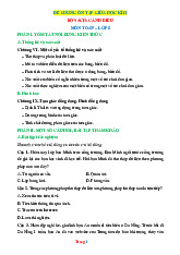 Đề Cương Ôn Thi Giữa Học Kỳ 2 Toán 8 Cánh Diều Có Lời Giải Chi Tiết