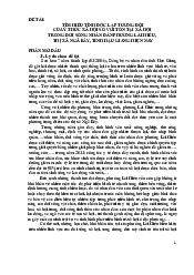 Tóm tắt nội dung đề tài - Triết học Mác - Lênin | Trường Đại học Kinh tế, Đại học Quốc gia Hà Nội