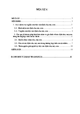 Đánh Giá Quy Định Xác Định Cha, Mẹ, Con Trong Luật Hôn Nhân môn Luật kinh tế | Trường đại học Mở Hà Nội