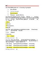 Đề ôn tập có đáp án - Môn Thị trường và các định chế tài chính - Đại Học Kinh Tế - Đại học Đà Nẵng