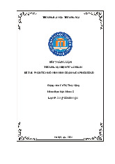 Phân Tích Mô Hình Kinh Doanh Pinduoduo | Bài thảo luận thương mại điện tử căn bản
