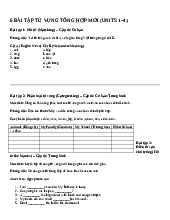 VOCAB. BÀI TẬP TIẾNG ANH TỪ VỰNG TỔNG HỢP