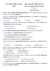 Đề thi thử tốt nghiệp THPT 2025 môn Giáo dục Kinh tế và Pháp luật bám sát đề minh họa - Đề 23
