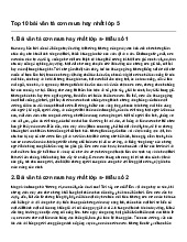 Top 10 bài văn tả cơn mưa hay nhất lớp 5