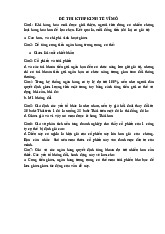 Đề thi kết thúc học phần môn kinh tế vĩ mô –Trường Đại học Hoa Sen