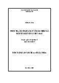 Tóm tắt luận văn thạc sĩ luật học - Luật kinh tế | Trường đại học Luật, đại học Huế