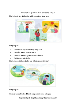 Soạn bài Con người với thiên nhiên (trang 88) | Tiếng việt 2 Sách Cánh diều