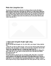 Phân tích Làng Kim Lân - Ngữ văn 9