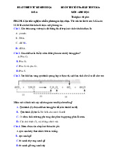 Đề thi thử tốt nghiệp THPT 2025 môn Sinh học bám sát đề minh họa - Đề 18