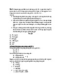 Bài tập ôn tập có lời giải - Căn bản kinh tế vi mô | Trường Đại Học Duy Tân