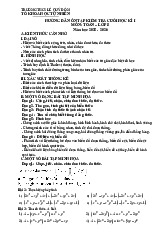 Ôn tập cuối học kì 1 Toán 8 năm 2025 – 2026 trường THCS Lê Quý Đôn – Phú Thọ