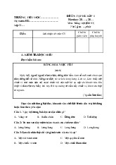 Bài tập ôn hè lớp 1 môn Tiếng Việt (Chương trình mới) - Số 3