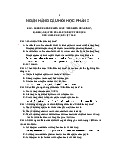 Ngân hàng câu hỏi trắc nghiệm Giáo dục quốc phòng -an ninh học phần II | Trường đại học sư phạm kỹ thuật TP. Hồ Chí Minh