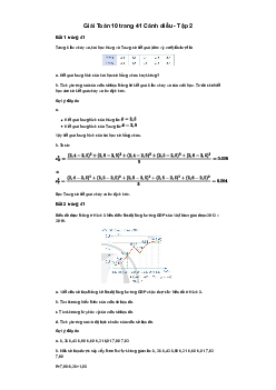 Giải Toán 10 Bài 3: Các số liệu đặc trưng đo mức độ phân tán cho mẫu số liệu không ghép nhóm | Cánh diều