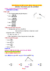 Chuyên Đề Hệ Thức Lượng Trong Tam Giác Vuông Ôn Thi Vào 10 Giải Chi Tiết