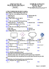 Đề cuối học kì 1 Toán 6 năm 2024 – 2025 trường TH&THCS THSP Nghệ An