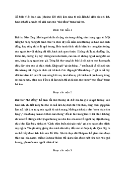 Văn mẫu lớp 11: Đoạn văn về mối liên hệ giữa các chi tiết, hình ảnh đã làm nên thế giới cảm xúc nhớ đồng | Kết nối tri thức