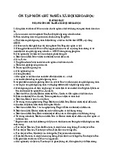 TOP câu hỏi trắc nghiệm ôn tập Môn Chủ nghĩa xã hội khoa học | Trường Đại học Bách khoa - Đại học Quốc gia Thành phố Hồ Chí Minh