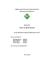 Báo cáo quản lí cafe - Công nghệ thông tin | Trường đại học Điện Lực