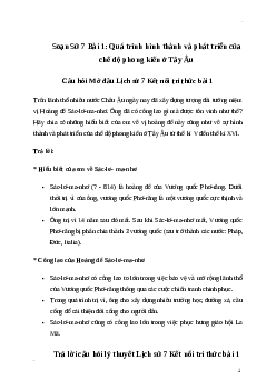 Giải Lịch sử 7 Bài 1: Quá trình hình thành và phát triển của chế độ phong kiến ở Tây Âu | Kết nối tri thức