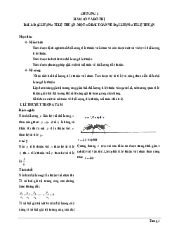 Chuyên đề đại lượng tỉ lệ thuận, một số bài toán về đại lượng tỉ lệ thuận