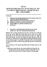 Đề cương môn Lịch sử Đảng cộng sản Việt Nam - Trường Đại học Khoa học xã hội và nhân văn , Đại học quốc gia Thành phố Hồ Chí Minh.