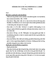 Nội Dung Ôn Tập Học Phần Triết Học Mác- Lê Nin Đề Cương - 9 Câu Hỏi