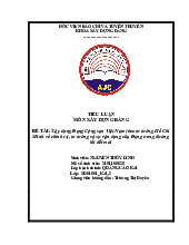 Tiểu luận Cuối Kỳ Môn Xây Dựng Đảng - Tư Tưởng Hồ Chí Minh