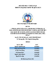 Đề tài:   “ Sử dụng chỉ số năng lực cạnh tranh cấp tỉnh (pci), áp  dụng mô hình quản trị chuyển đổi và khung quản trị tiên  liệu 6 bước để xây dựng chính sách phát triển tới 2035” môn Quản trị tiên liệu | Trường Đại học Kinh tế Quốc dân