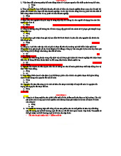 NHẬP MÔN KẾ TOÁN - ÔN TẬP TRẮC NGHIỆM CÁC CHƯƠNG 1 & 2